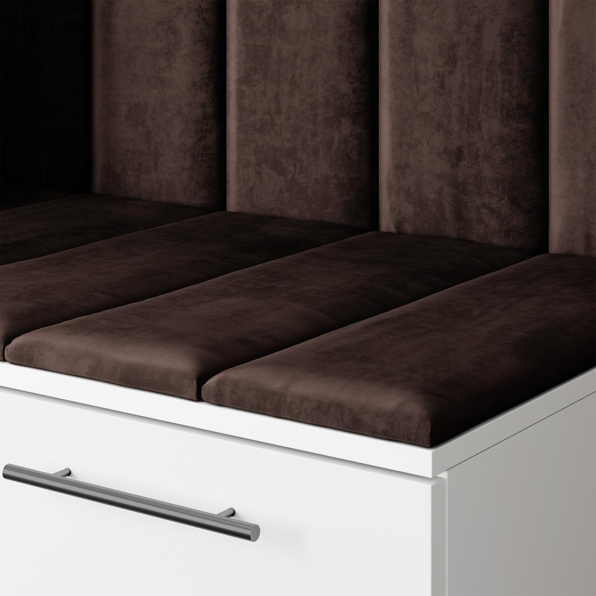 GARDEROBENSCHRANK REMA 120/240/60 cm Modern Garderobe-Set Eiche Lefkas - Eichefarben/Schwarz, Holzwerkstoff (120/240/60cm) - MASSENO