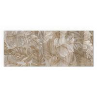 GLASPLATTE für Kamin 125x50 cm - Beige, Glas (125/50/0.4cm) - TULUP