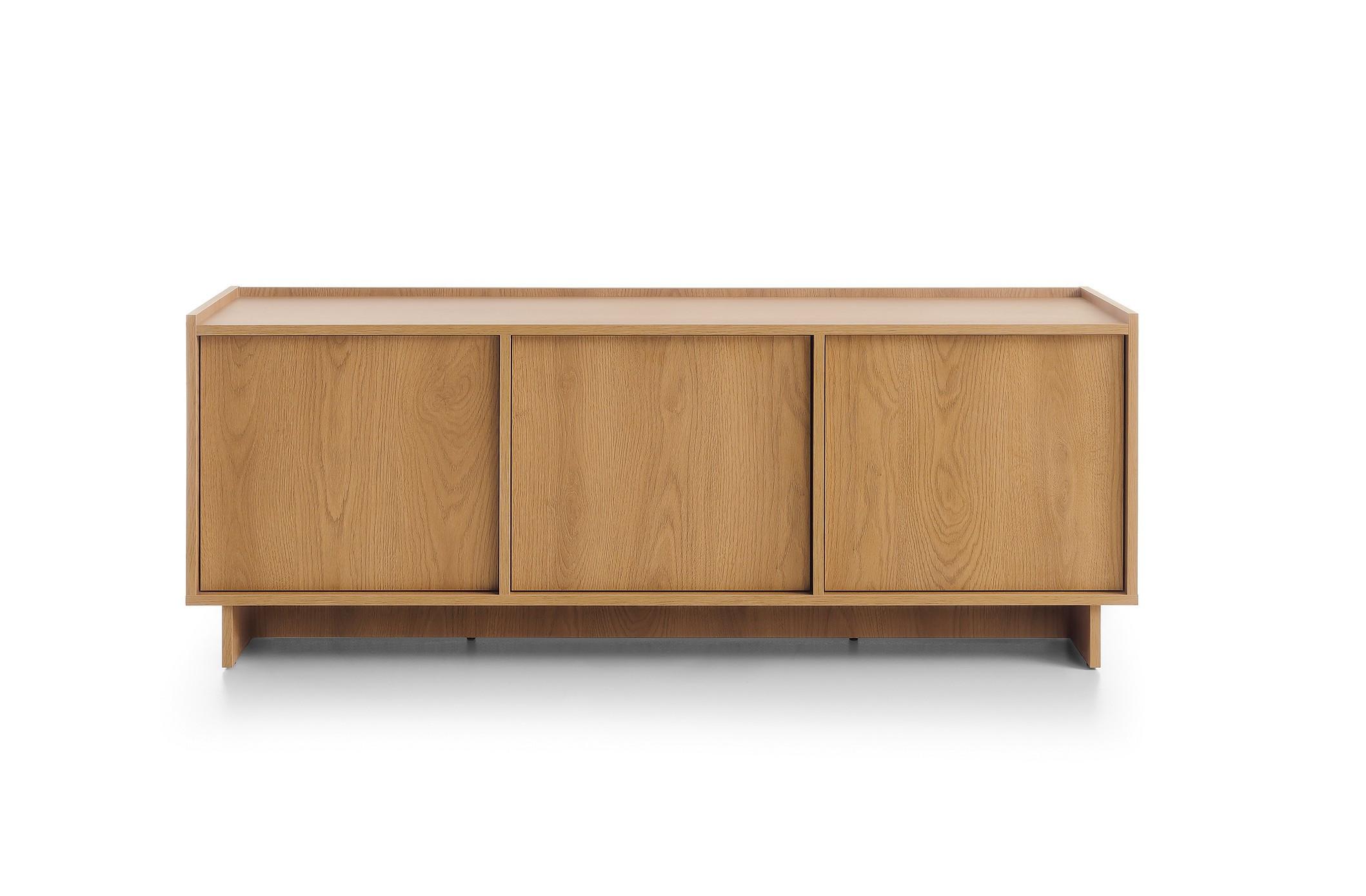 LOWBOARD ZENITH 147/55/39 cm, Braun - Braun, Holzwerkstoff (147/55/39cm) - MASSENO