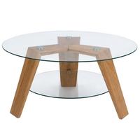 COUCHTISCH rund Braun - Braun, Holz (75/75/40cm) - MCW