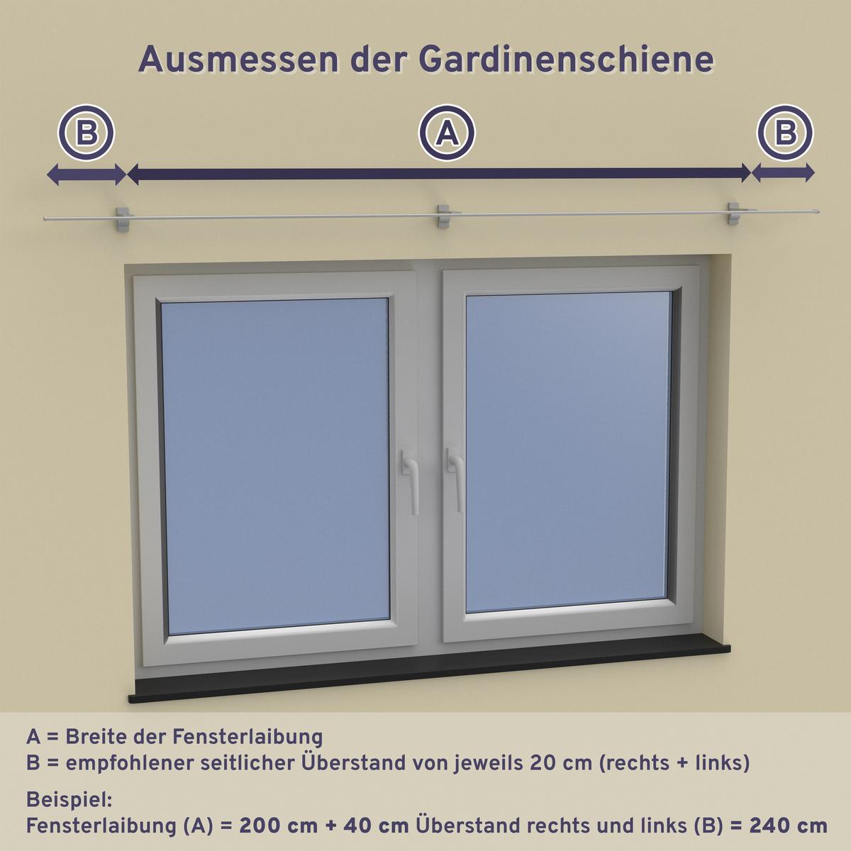 GARDINENSCHIENE / OBJEKTSCHIENE Primax 120 cm, 1-läufig Schwarz - Schwarz, Metall (120.4/0.9/1.4cm) - INTERDECO