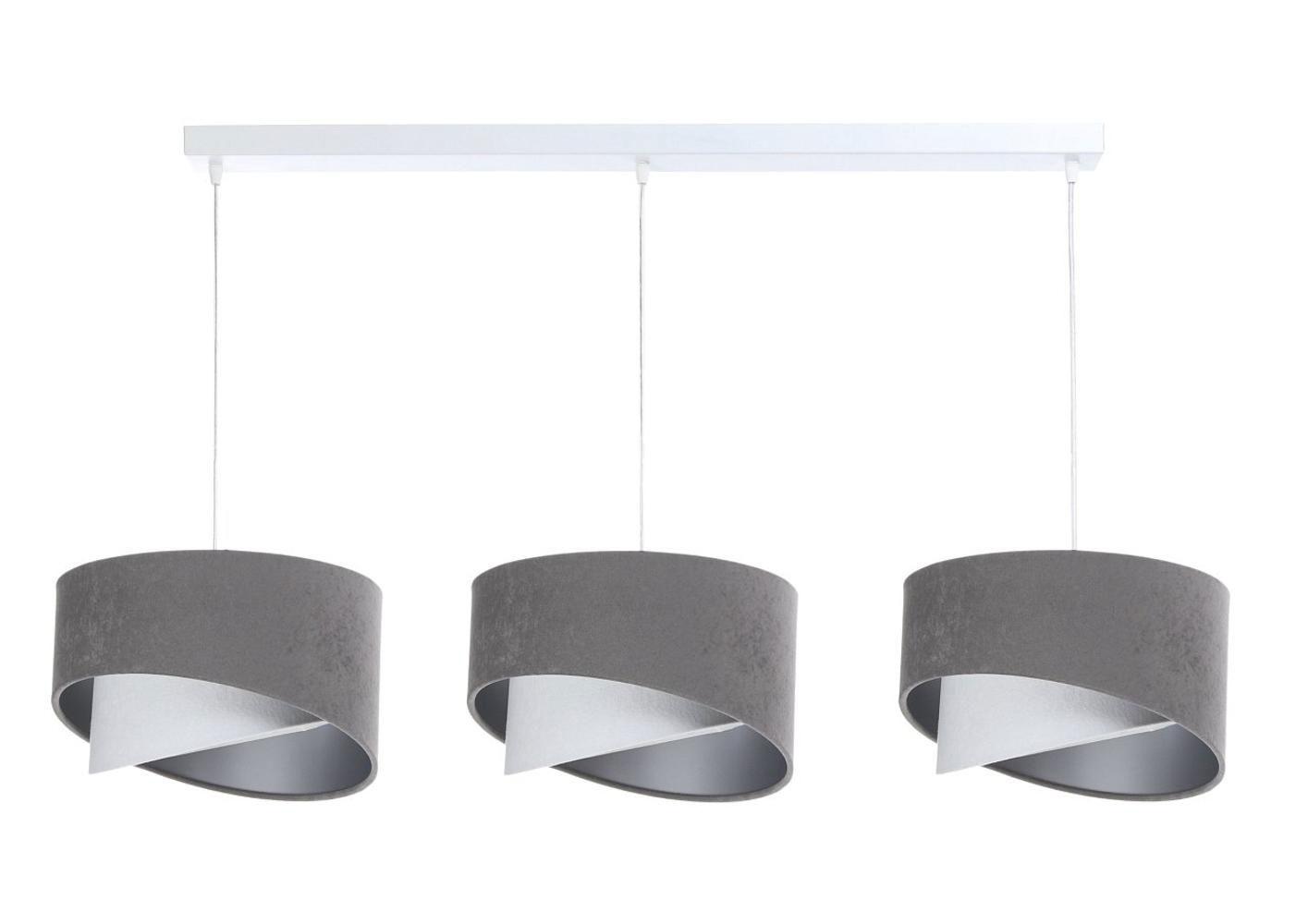 HÄNGELEUCHTE Grau 30/18 cm - Grau, Kunststoff (30/0.3/18cm) - ONZENO
