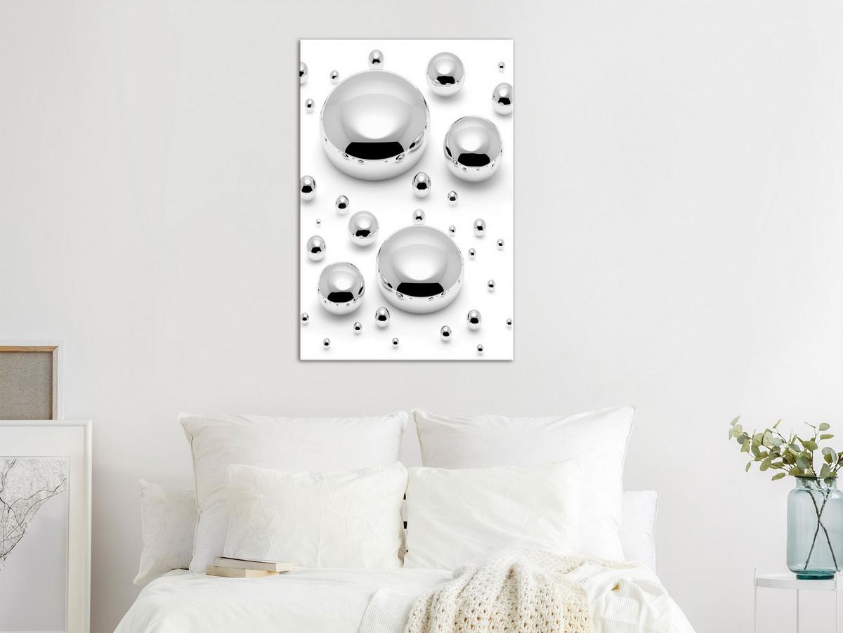 KUNSTDRUCK Schwarz-Weiß 40/60 cm - Schwarz, Textil (40/60cm) - KUNSTLOFT