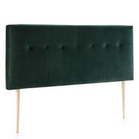 KOPFTEIL 140x100 cm Napoles Grün - Grün, Textil (8/100/140cm) - VS Venta-stock