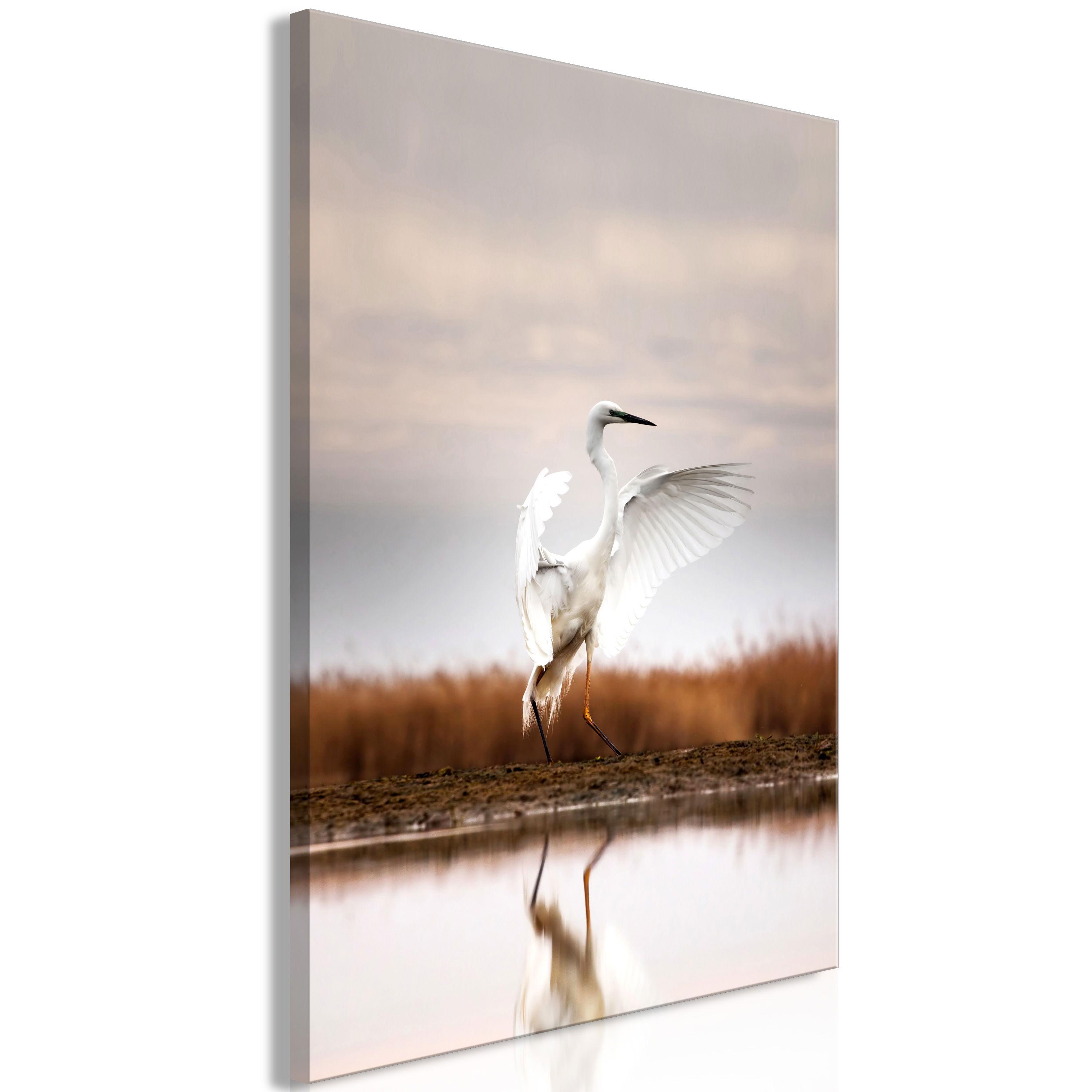 KUNSTDRUCK Grau 40/60 cm - Braun/Grau, Textil (40/60cm) - KUNSTLOFT