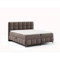 BOXBETT Sophie In Salvador - Mokka, Holzwerkstoff/Textil (180/200cm) - Fun Möbel