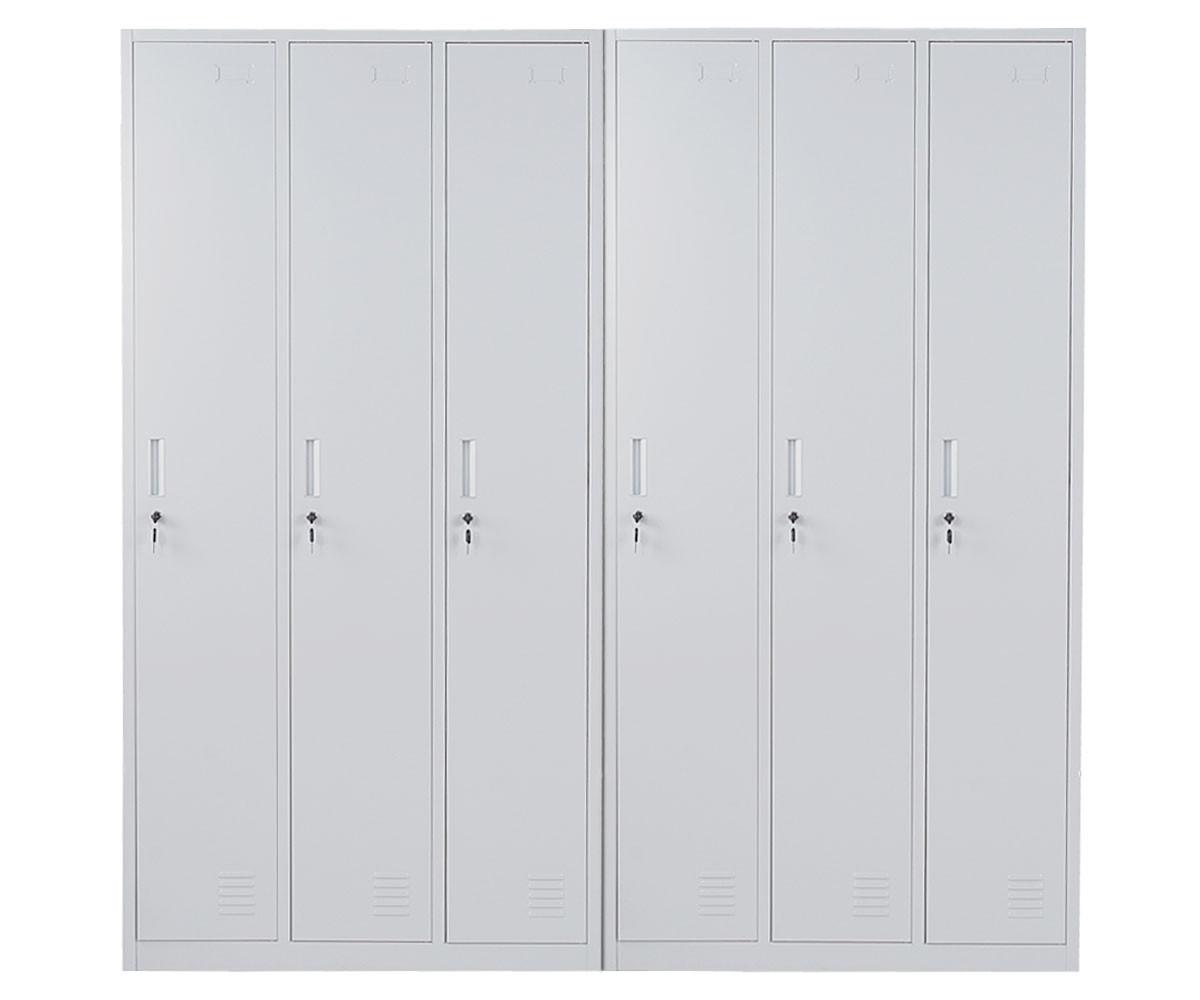 SCHLIESSFACH Grau - Grau, Metall (180/180/50cm) - MCW