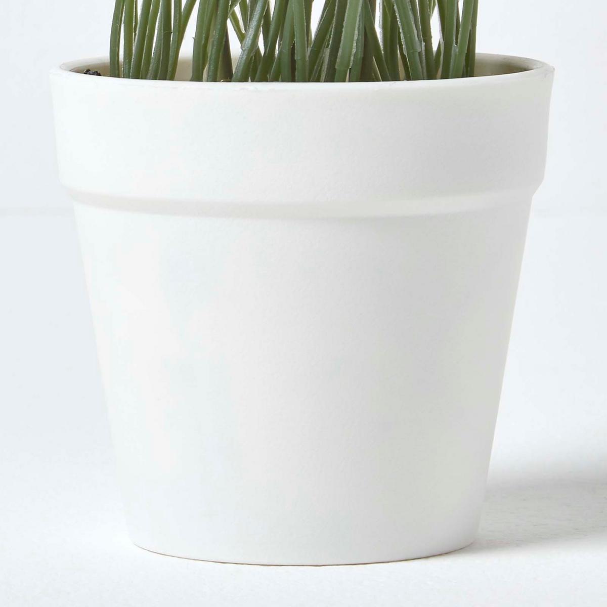 KUNSTBLUMEN Tulpen gelb im Blumentopf, 22 cm - Gelb, Kunststoff (22cm) - Homescapes