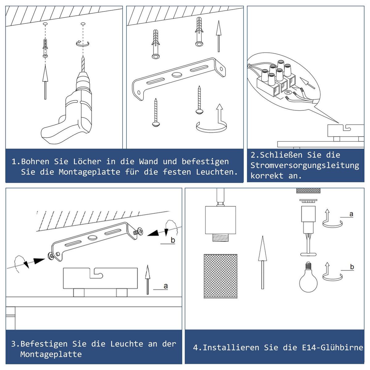 DECKENSTRAHLER Amberg 2-flammig 30/18/17.5 cm - Schwarz, Metall (30/18/17.5cm) - Nettlife
