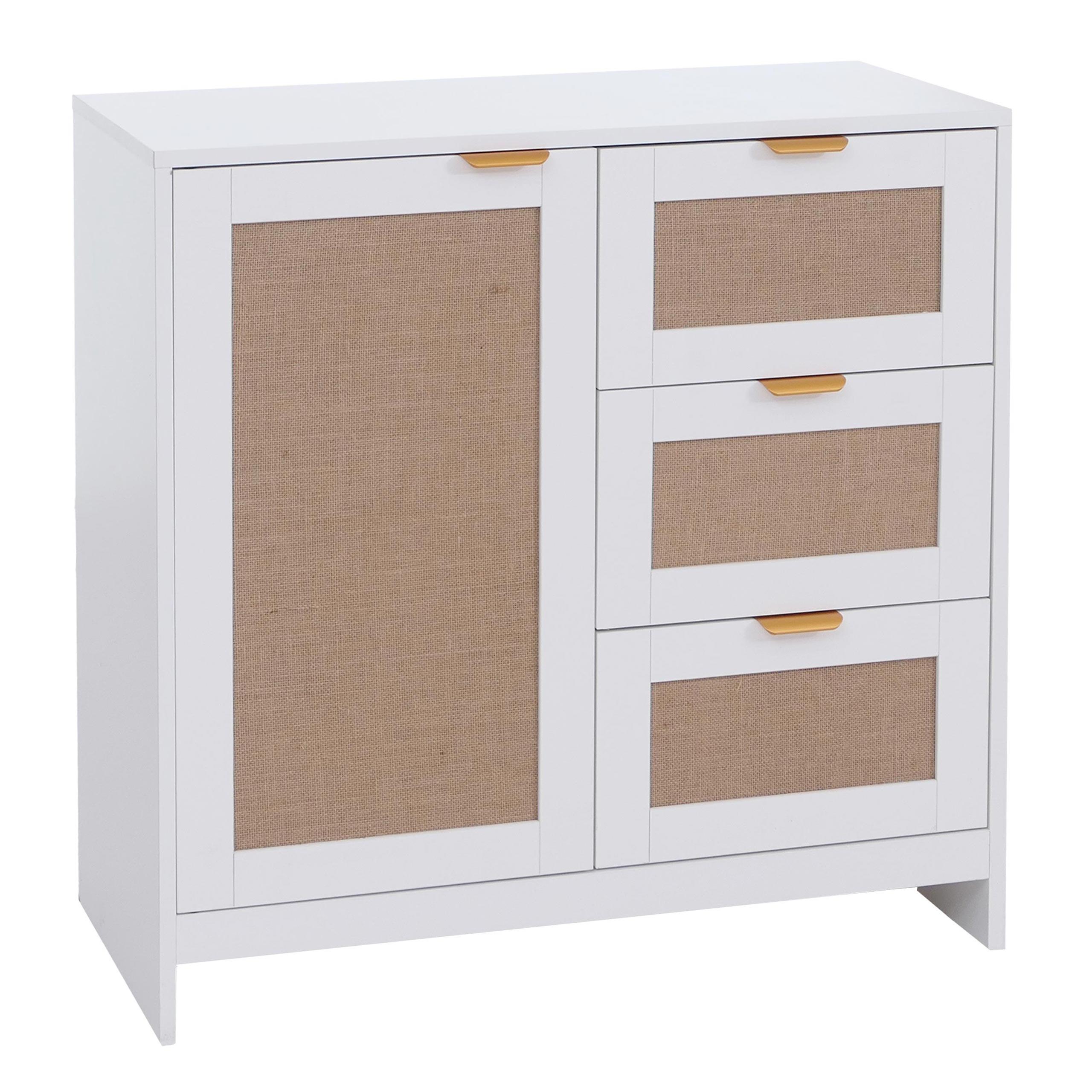 KOMMODE Weiß - Weiß, Holz (80/80/40cm) - MCW