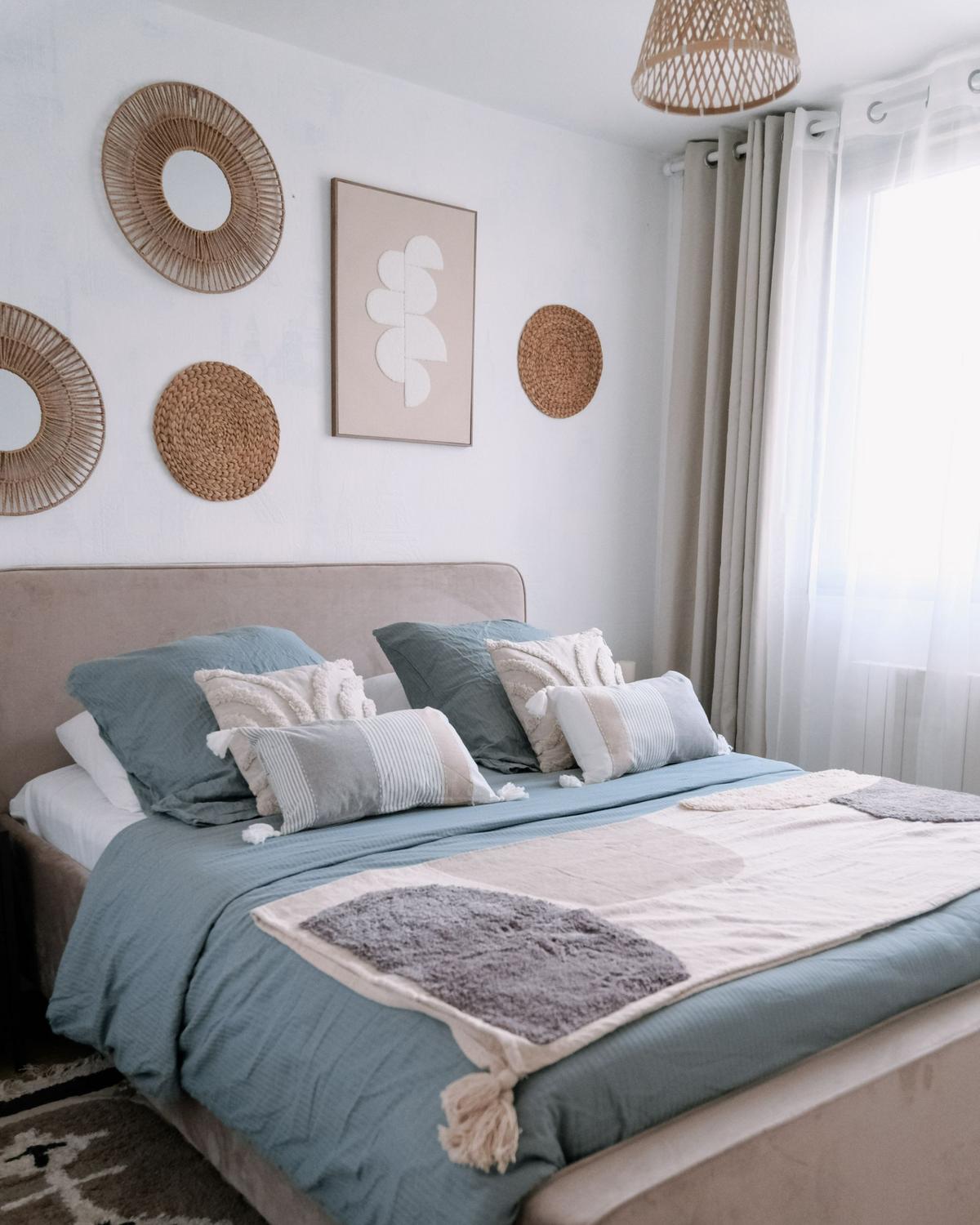 BETTWÄSCHE SET Avondale 240x220 cm - Grau, Textil (240/220cm) - Beliani