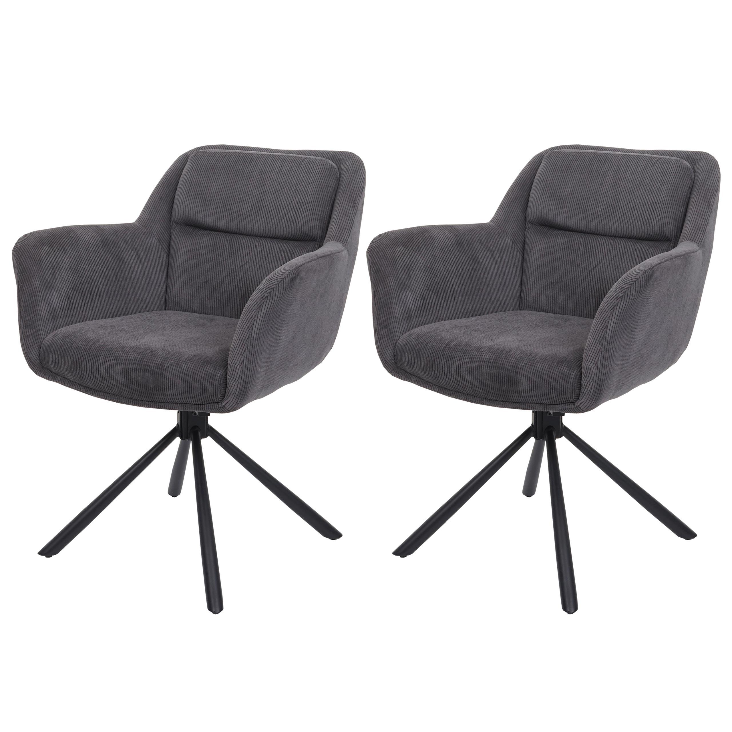 ESSZIMMERSTUHL Grau - Grau, Textil (65/83/57cm) - MCW