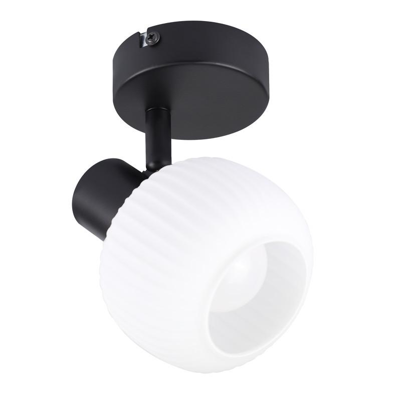 DECKENSTRAHLER Legrand 1-flammig 12.5/10/13cm - Schwarz, Metall (12.5/10/13cm) - Nettlife