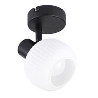 DECKENSTRAHLER Legrand 1-flammig 12.5/10/13cm - Schwarz, Metall (12.5/10/13cm) - Nettlife
