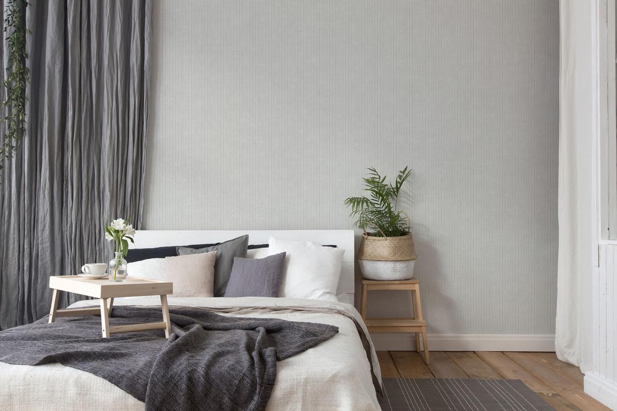 VLIESTAPETE Beige 53/1005 cm - Grau, Kunststoff/Textil (53/1cm) - KUNSTLOFT