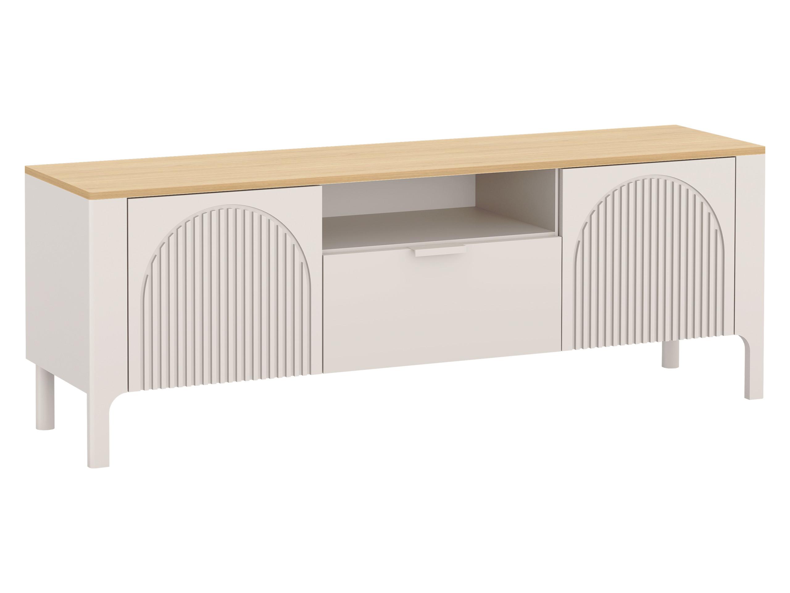 TV-LOWBOARD Marbella 05 - Kaschmir, Holzwerkstoff/Metall (160/58/41cm) - MIRJAN24