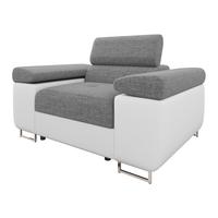 SESSEL Torezio - Weiß, Holz/Textil (134/90/102cm) - MIRJAN24