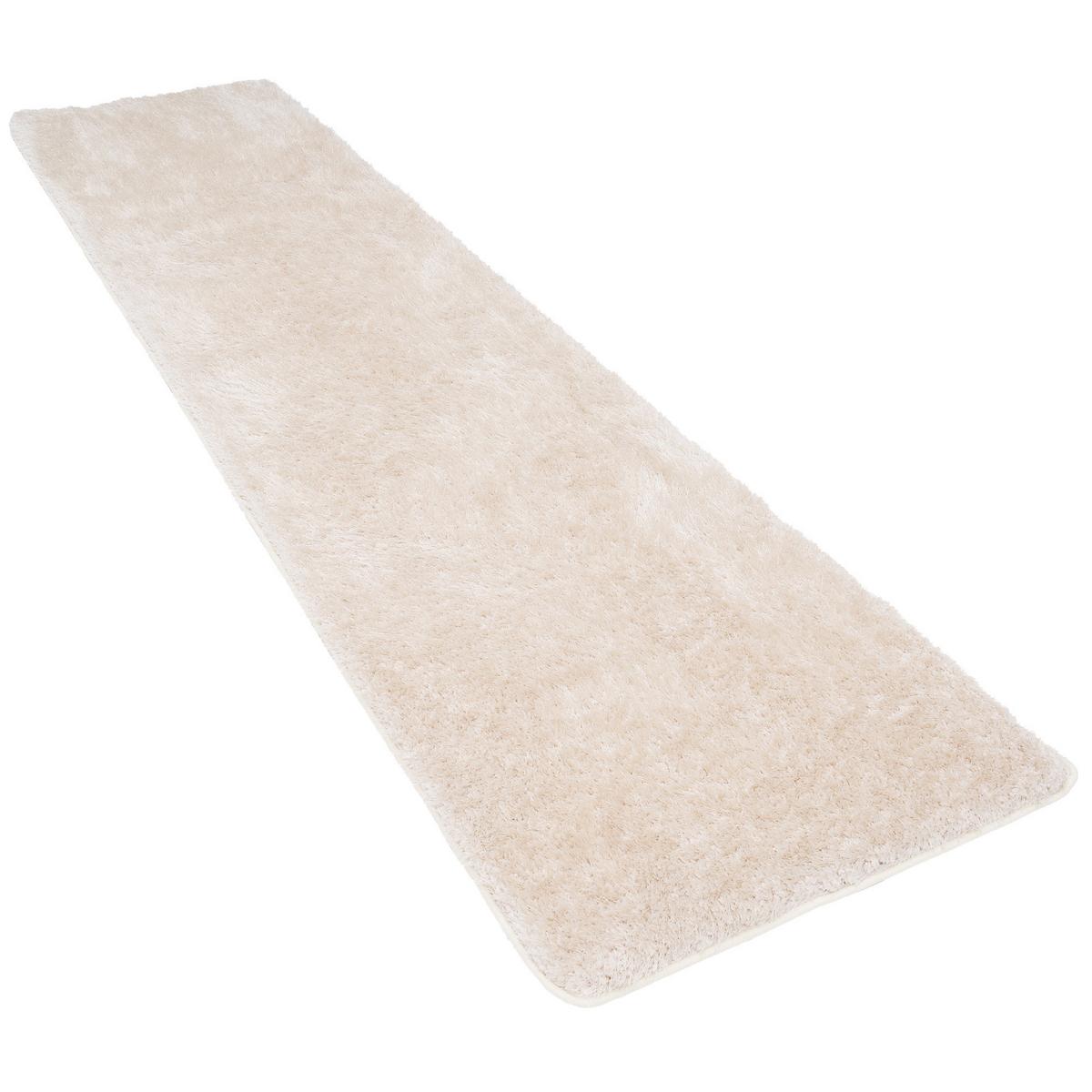 HOCHFLOR SHAGGY TEPPICH FEELING MIX LÄUFER - Beige, Textil (100/400cm) - Snapstyle