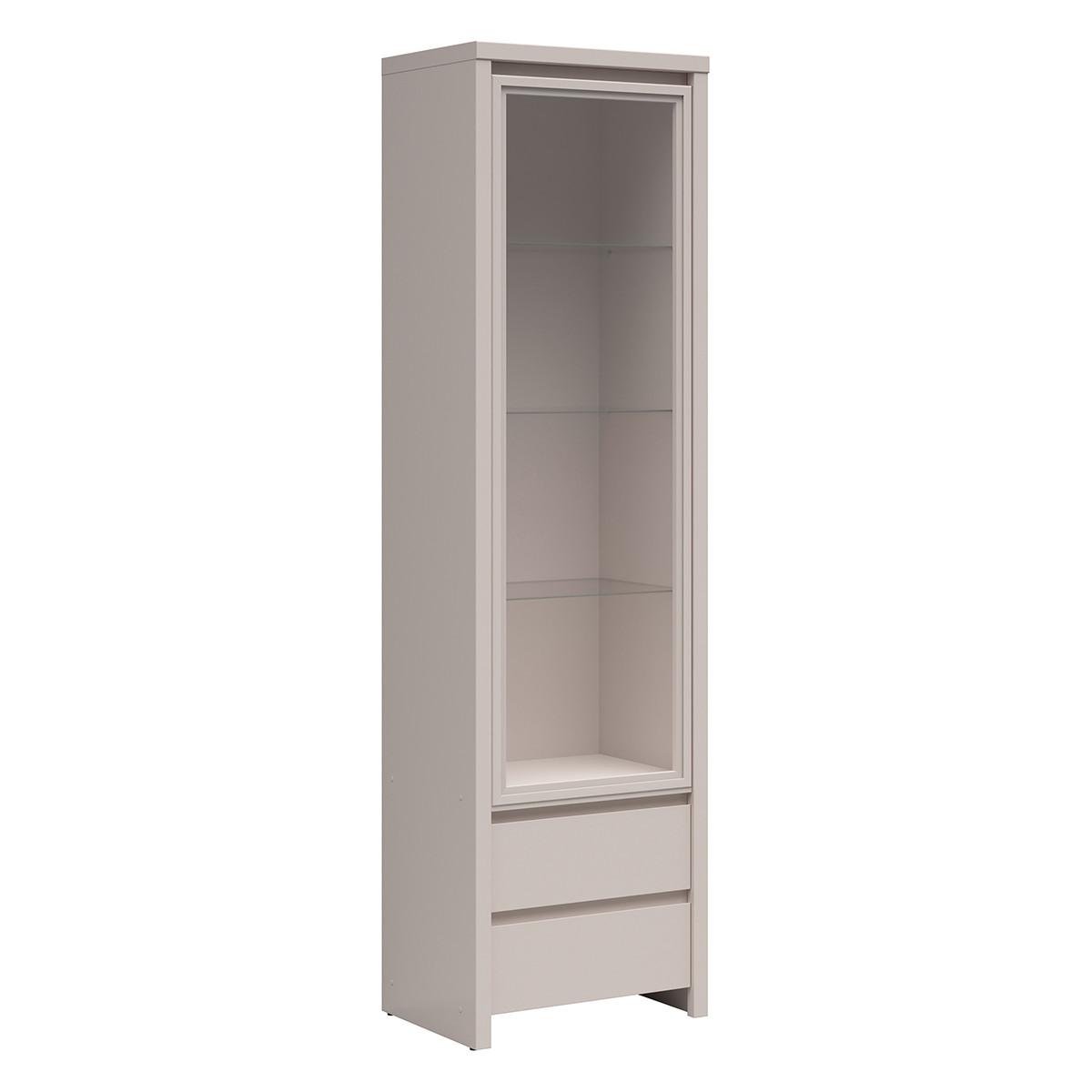 VITRINE Soren Kaschmir - Beige, Holzwerkstoff (56/200.5/40.5cm) - Petits-meubles