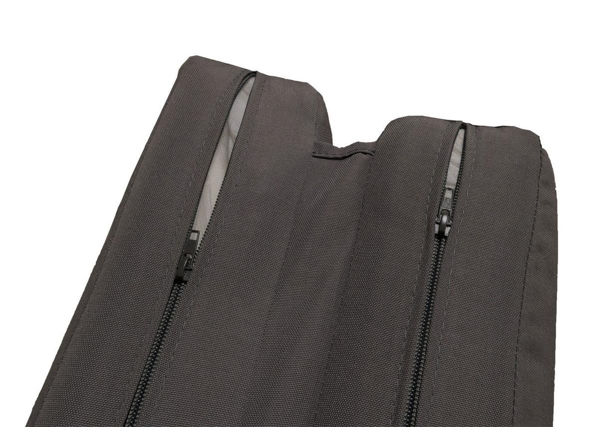 LOUNGE-GARTENLIEGE Anthrazit - Anthrazit, Textil (200/200/200cm) - MCW