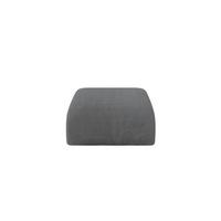 POUF MIRA-PUF 91x89x40 Dunkelgrau cm Cord Modular Sitzhocker - Dunkelgrau/Graphitfarben, Holzwerkstoff/Kunststoff (91/40/89cm) - ALTDECOR