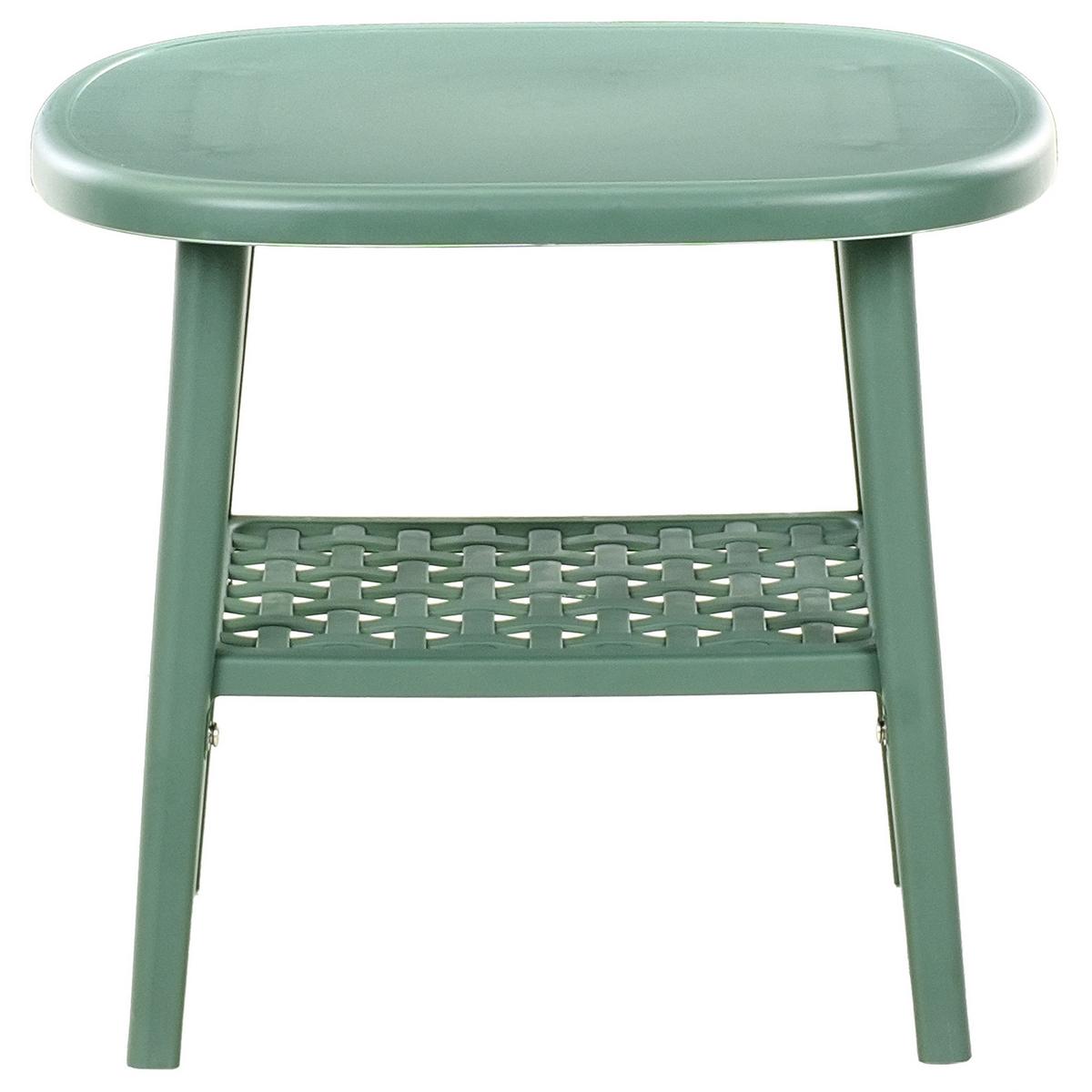 BISTRO-SET Grün Sicelle - Grün, Kunststoff - Beliani