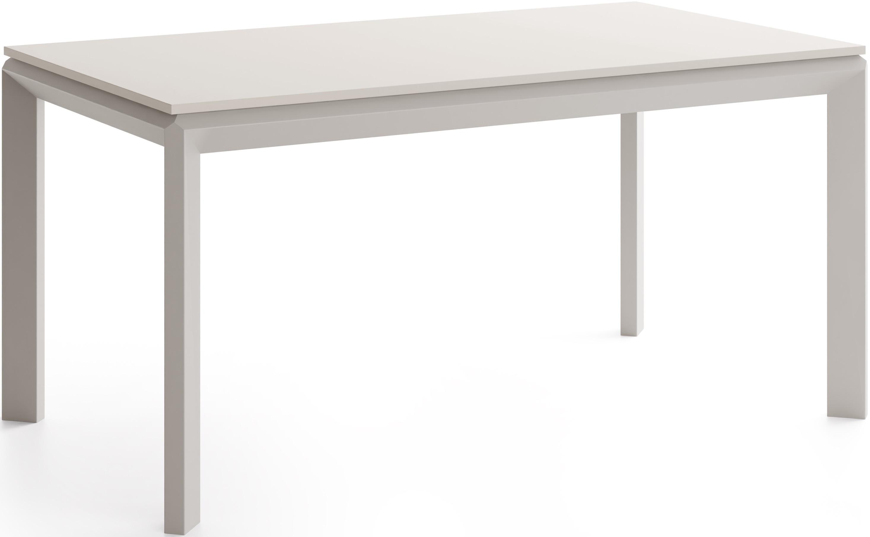 ESSTISCH Elan rechteckig ausziehbar verlängerbar mit Schwarzen Metallbeinen, Kaschmir 160-250/90/76 cm - Kaschmir/Beige, Holzwerkstoff/Metall (90/250/76cm) - WFL GROUP