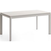 ESSTISCH Elan rechteckig ausziehbar verlängerbar mit Schwarzen Metallbeinen, Kaschmir 160-250/90/76 cm - Kaschmir/Beige, Holzwerkstoff/Metall (90/250/76cm) - WFL GROUP