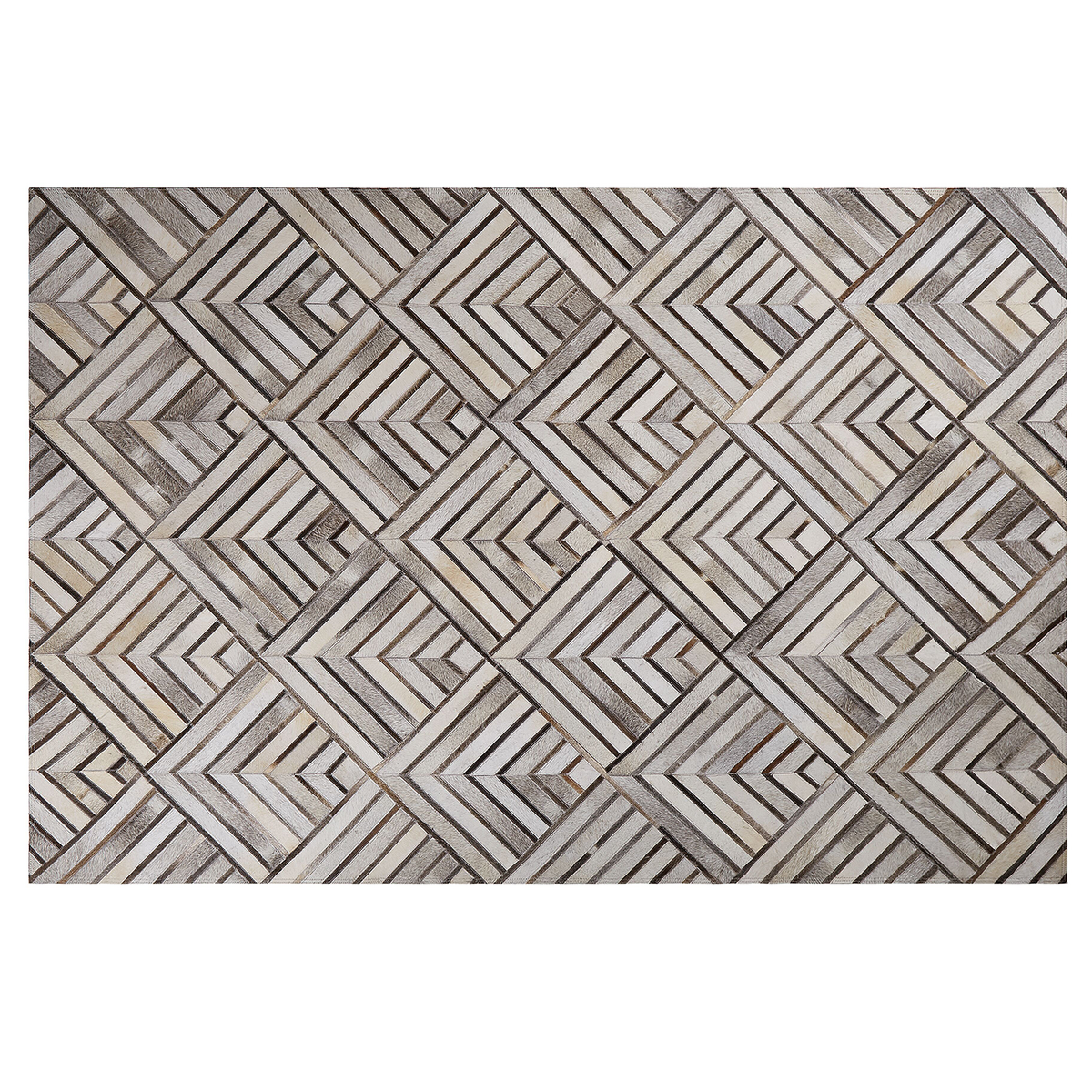 KURZFLOR-TEPPICH Tekir 200/140 cm - Beige, Fell (140/200cm) - Beliani