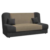 SCHLAFSOFA Jonas Style - Grau, Holz/Textil (195/86/87cm)