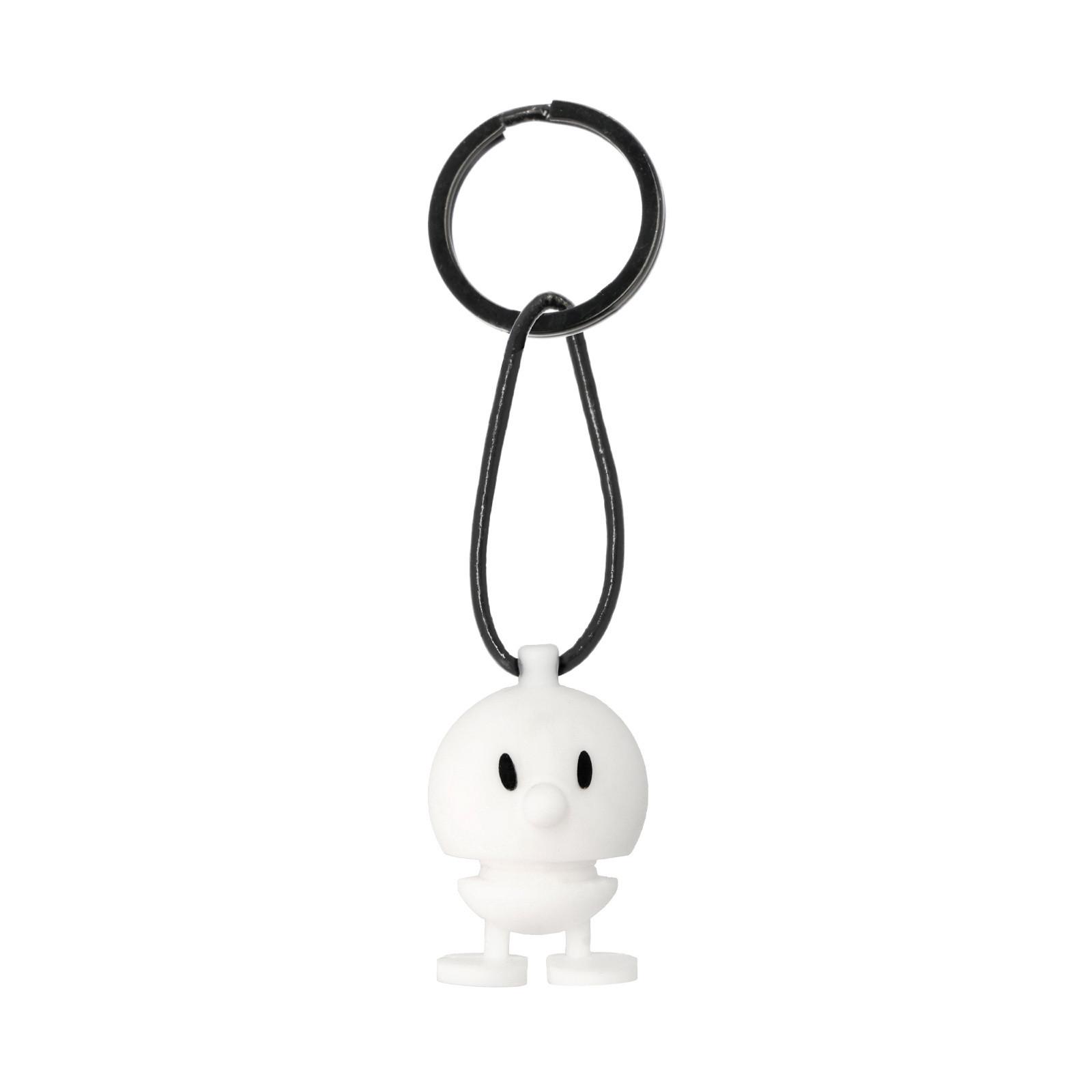 SCHLÜSSELANHÄNGER Bumble weiß 3 x 1,5 cm - Weiß, Kunststoff (2/3/2cm) - Hoptimist