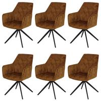 ESSZIMMERSTUHL Gelb 6er-Set - Gelb, Textil (56/86/60cm) - MCW