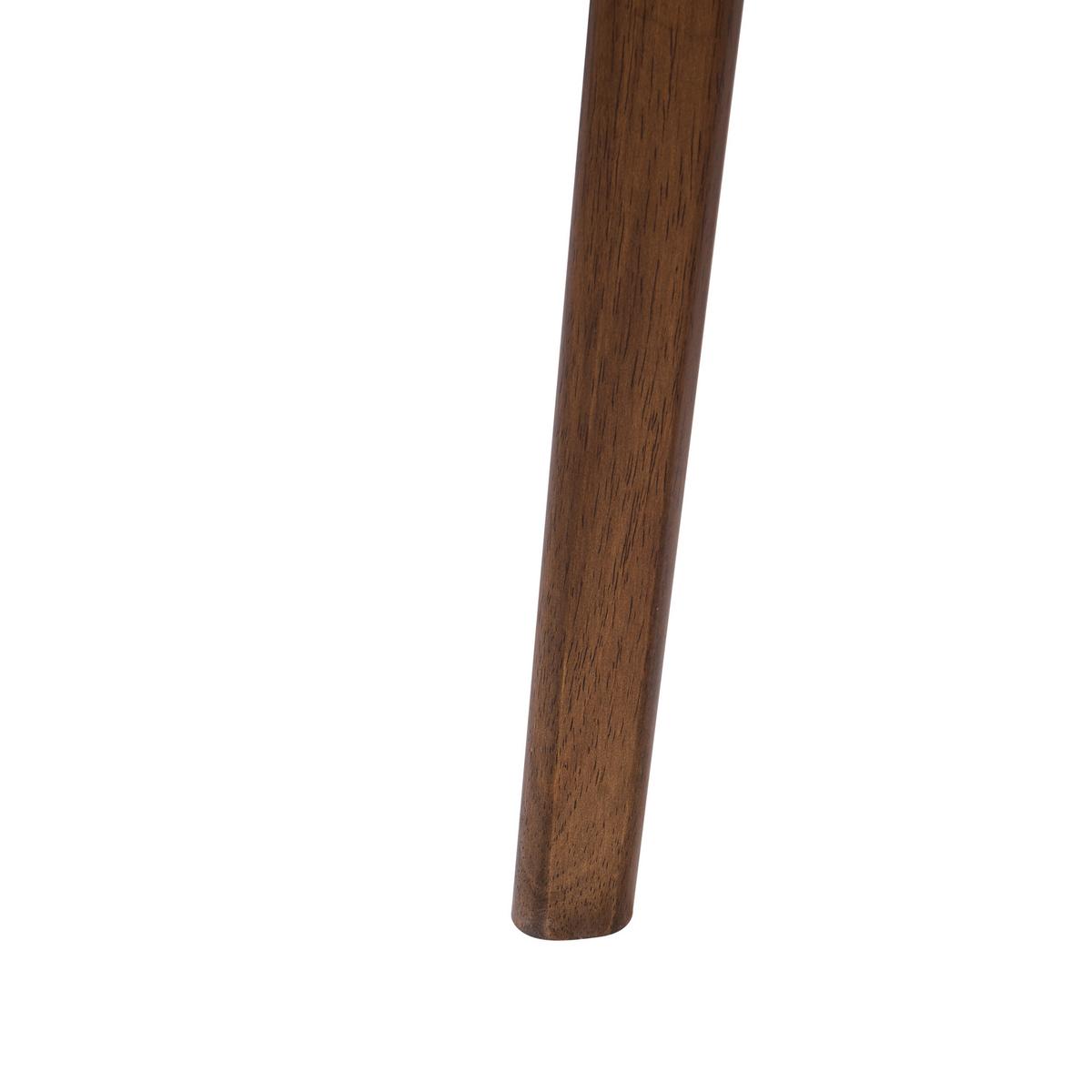 ESSZIMMERSTUHL 2er Set Braun/Hellbeige Abee - Beige/Braun, Holz/Holzwerkstoff (47/88/46cm) - Beliani