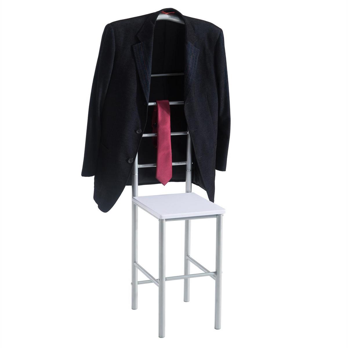 HERRENDIENER JIVO weiß - Weiß, Metall (53/121/47cm) - CARO-Möbel
