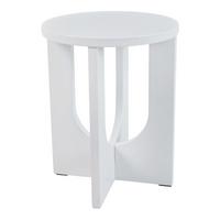 BEISTELLTISCH Kysdajore - Weiß, Holzwerkstoff (40/40/50cm) - [en.casa]
