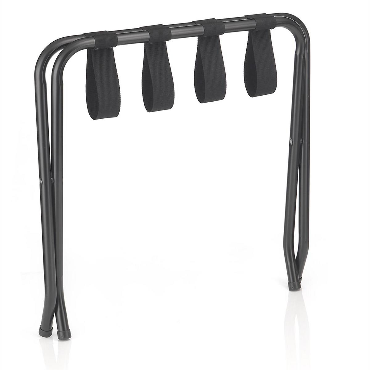 KOFFERSTÄNDER LUGGAGE schwarz - Schwarz, Metall (67/54/40cm) - CARO-Möbel