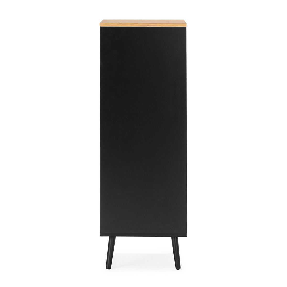 KOMMODE 50/115/40 Desi schwarze Farbe - Schwarz, Holzwerkstoff (50/115/40cm) - VS Venta-stock