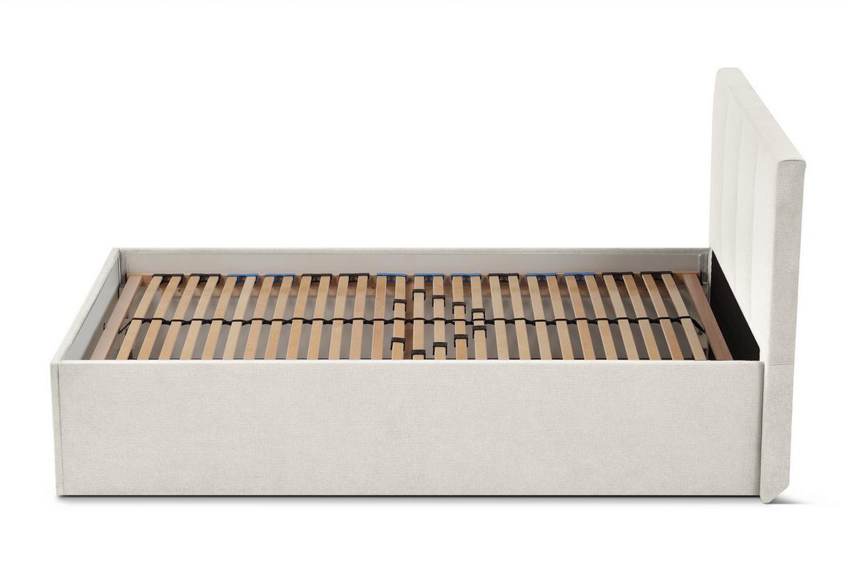 POLSTERBETT Dalas Beige 120 x 200 x 40 cm Stauraum Mit hochwertiger Matratze H3 (bis 120 kg) und Lattenrost - Beige, Holz (120/200cm) - Halmon Schlafkomfort Betten 