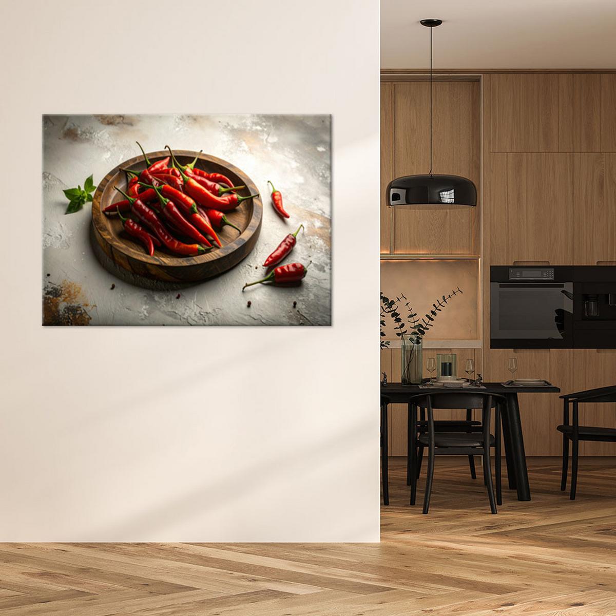 LEINWANDBILD Essen & Trinken 45x30cm - Grau, Textil (45/30cm) - Feeby