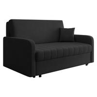 SCHLAFSOFA Viva Silk IV - Schwarz, Holz/Textil (172/85/98cm) - MIRJAN24