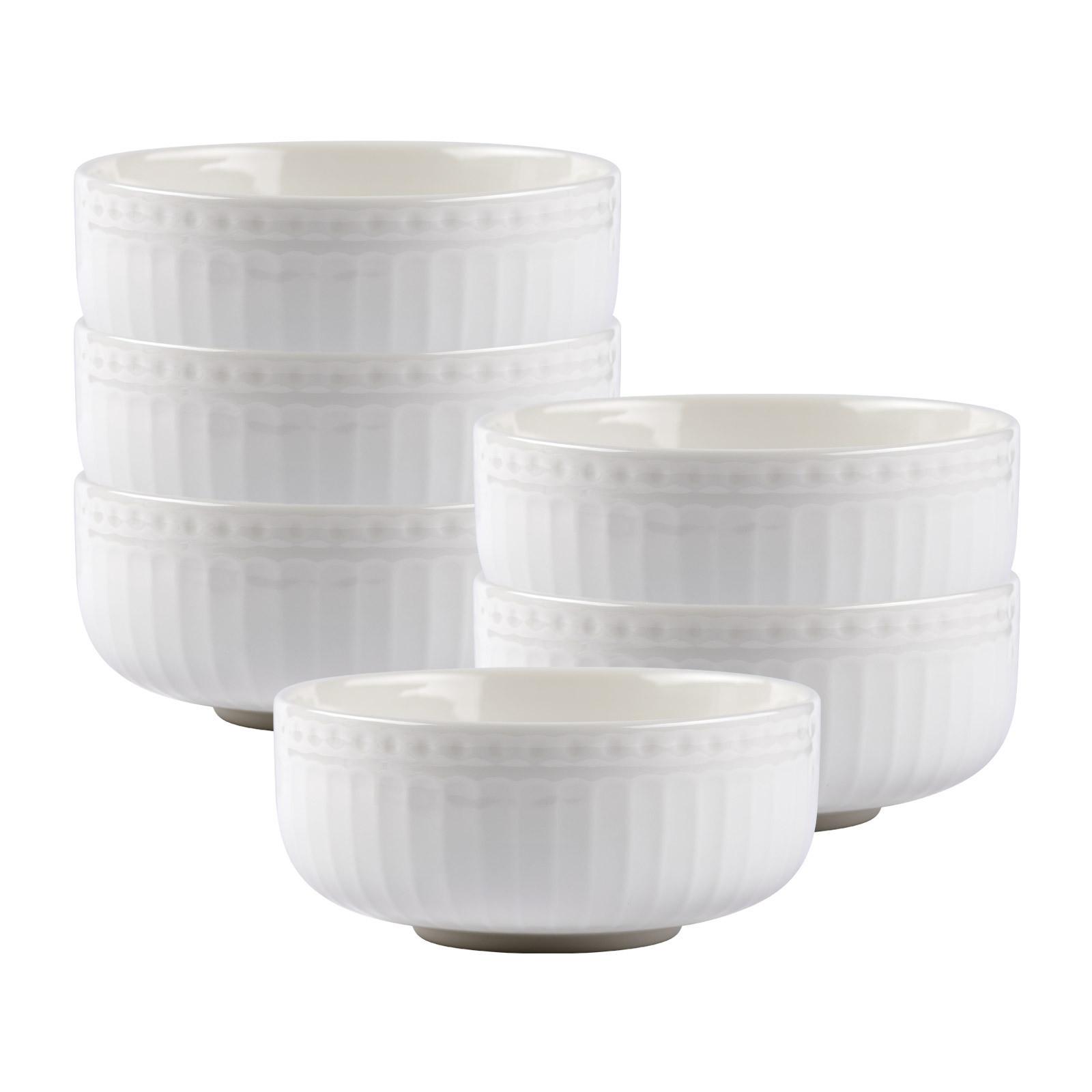 MÜSLISCHALEN Sofia weiß ø 14,5 cm 6er Set - Weiß, Keramik (14.5cm) - Ritzenhoff Breker
