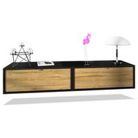 LOWBOARD Lana Fronten in Eiche Natur - Eichefarben, Holzwerkstoff (80/37/29cm) - Vladon