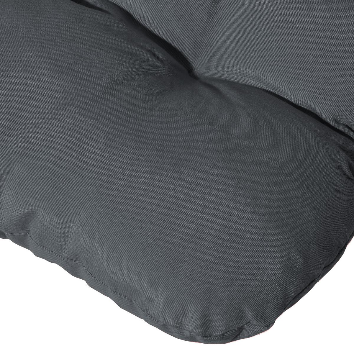 DECKCHAIRAUFLAGE Flair DC 200/50/8cm Graphitgrau - Graphitfarben, Textil (50/8/200cm) - Beautissu 