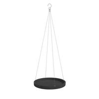 BLUMENTOPFUNTERSETZER Hängend 36/3 cm Dunkelgrau - Dunkelgrau, Kunststoff (36/3cm) - Ecopots