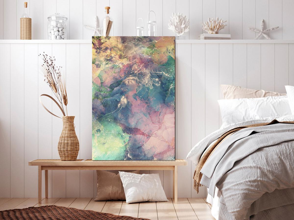 KUNSTDRUCK Bunt 60/90 cm - Multicolor, Textil (60/90cm) - KUNSTLOFT