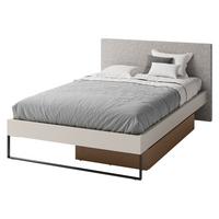 JUGENDBETT Sigma 120x200 SG13 - Kaschmir/Trüffeleichefarben, Holzwerkstoff/Metall (120/200cm) - MIRJAN24