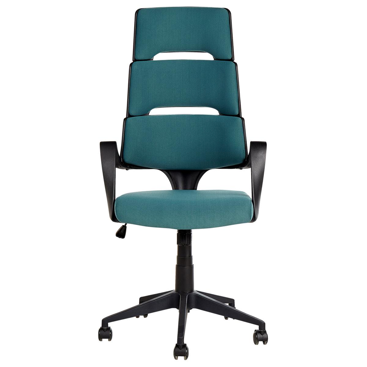 BÜROSTUHL Kunststoff Blau Grandiose - Blau, Textil (66/118/52cm) - Beliani