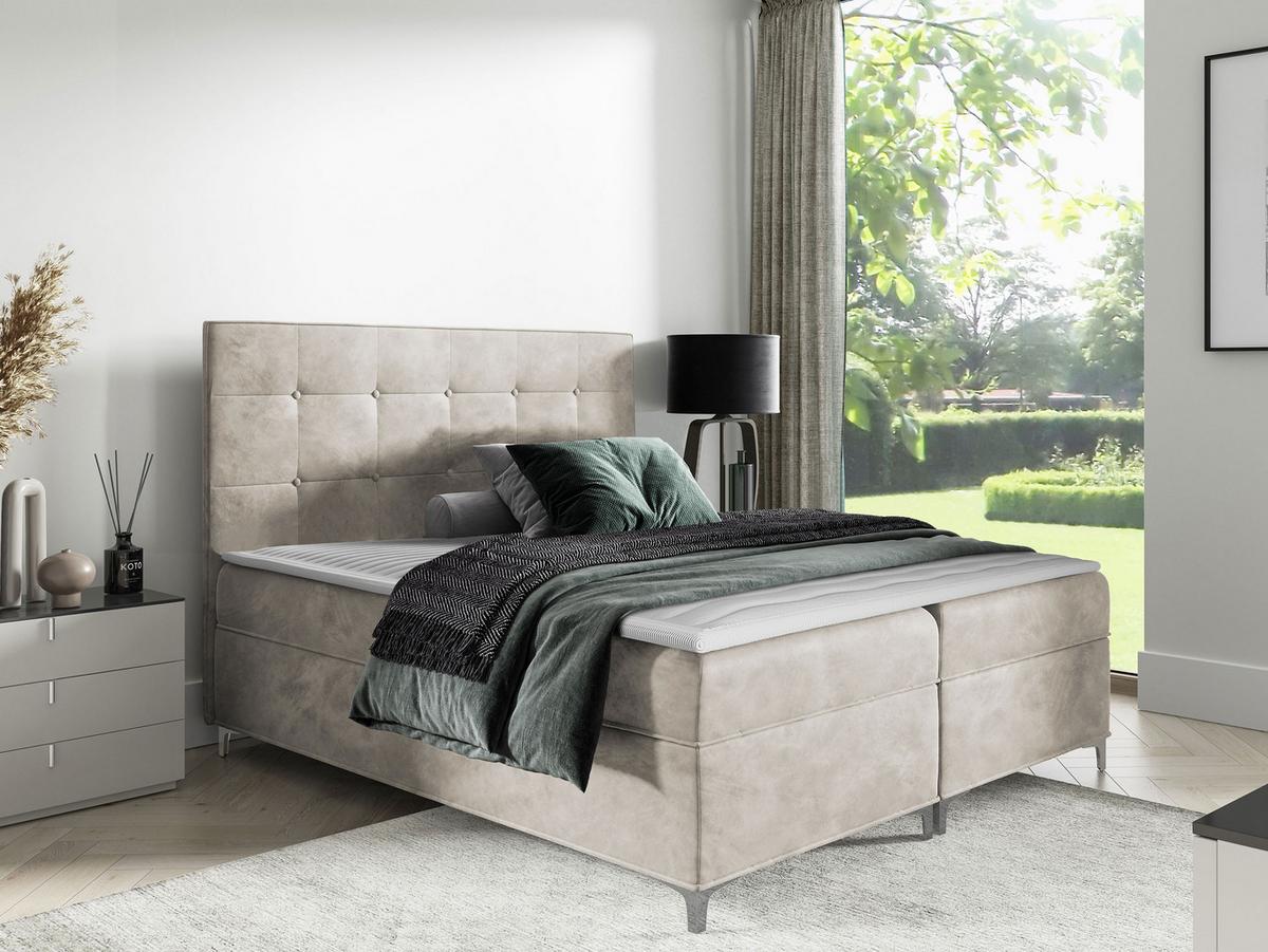 BOXBETT Snake - H3 - Naturfarben, Holz (160/200cm) - MIRJAN24