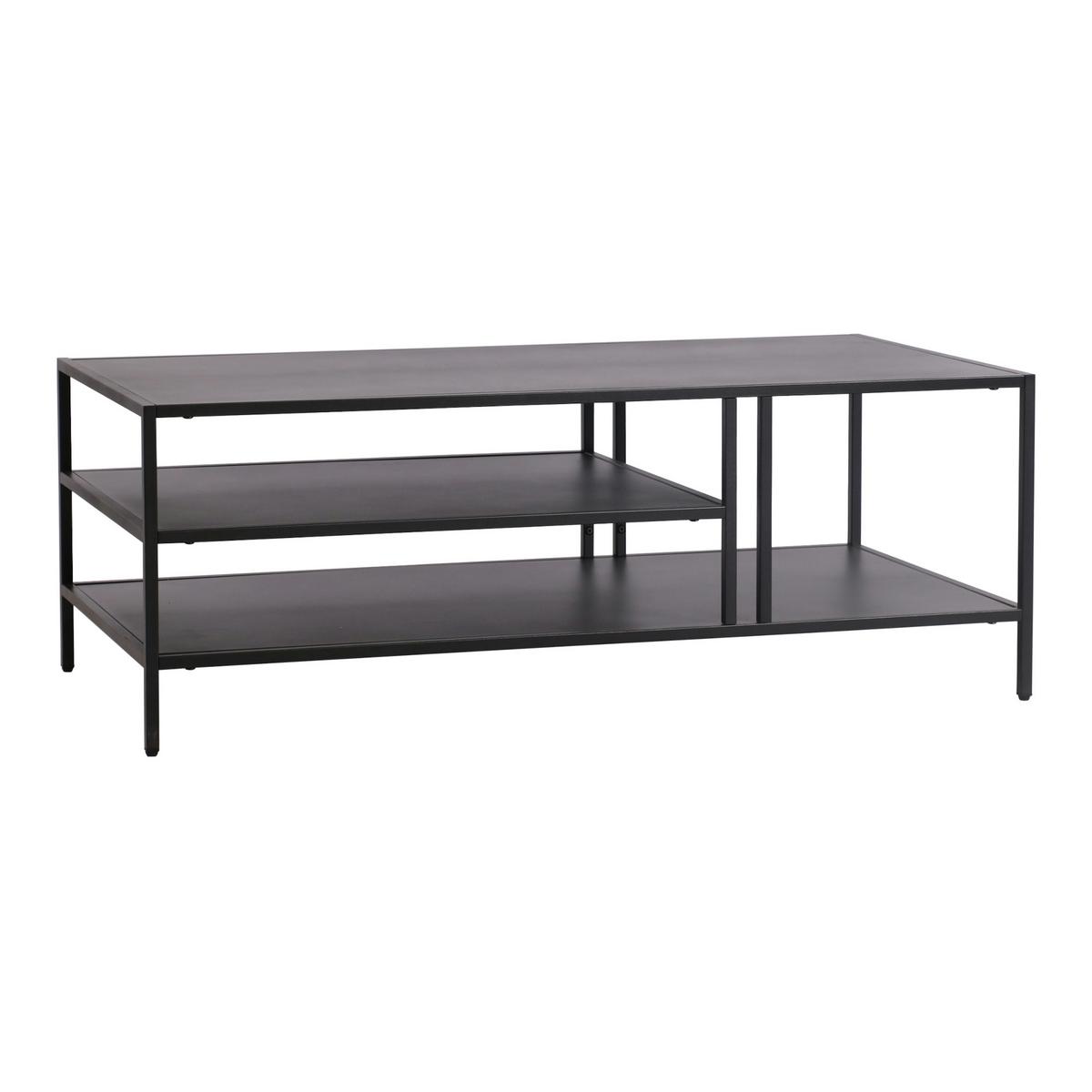 COUCHTISCH Kumlinge 40/110/55 cm - Schwarz, Metall (55/110/40cm) - [en.casa]