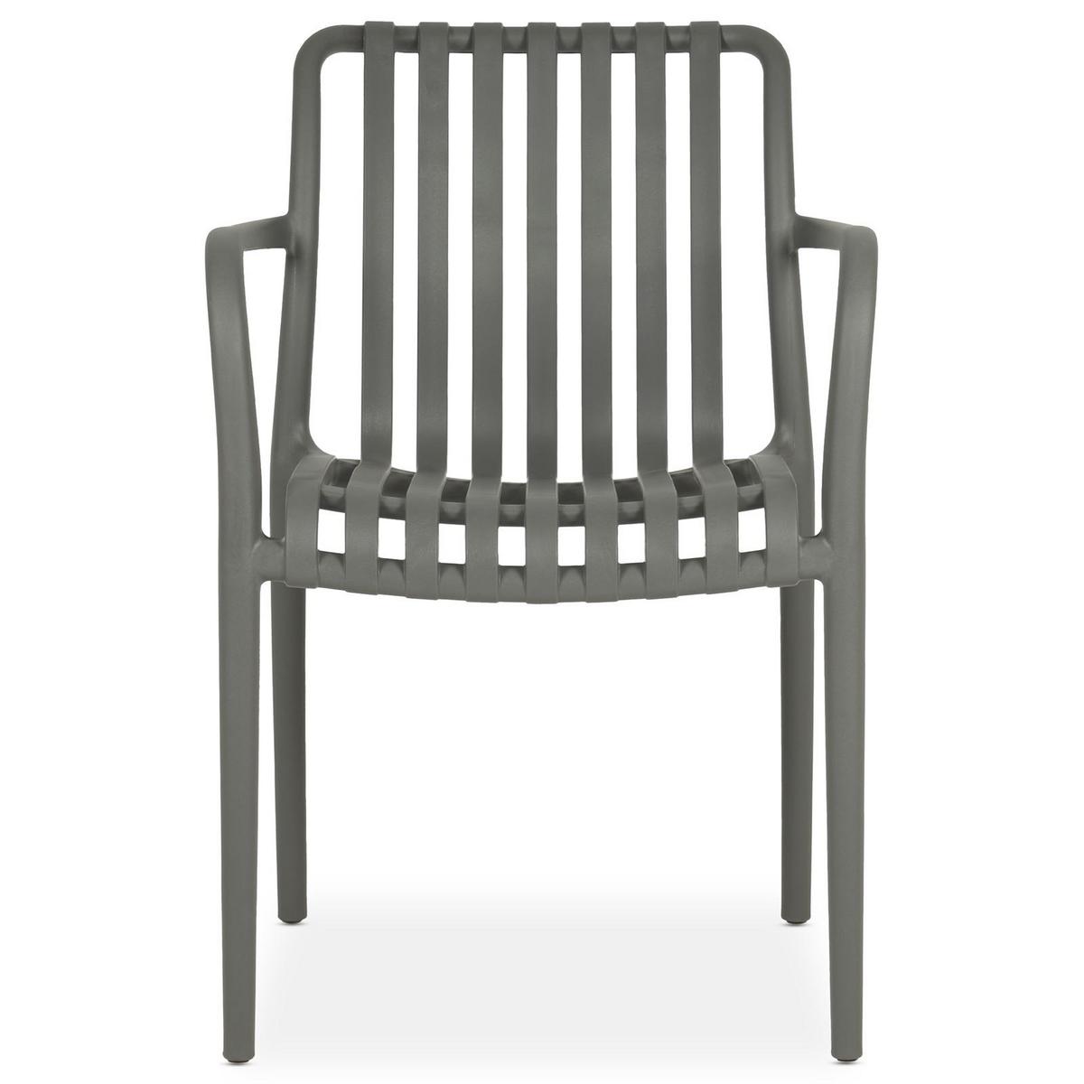 GARTENMÖBEL SET TULIPANO 7er Set grau - Grau, Metall - IDIMEX
